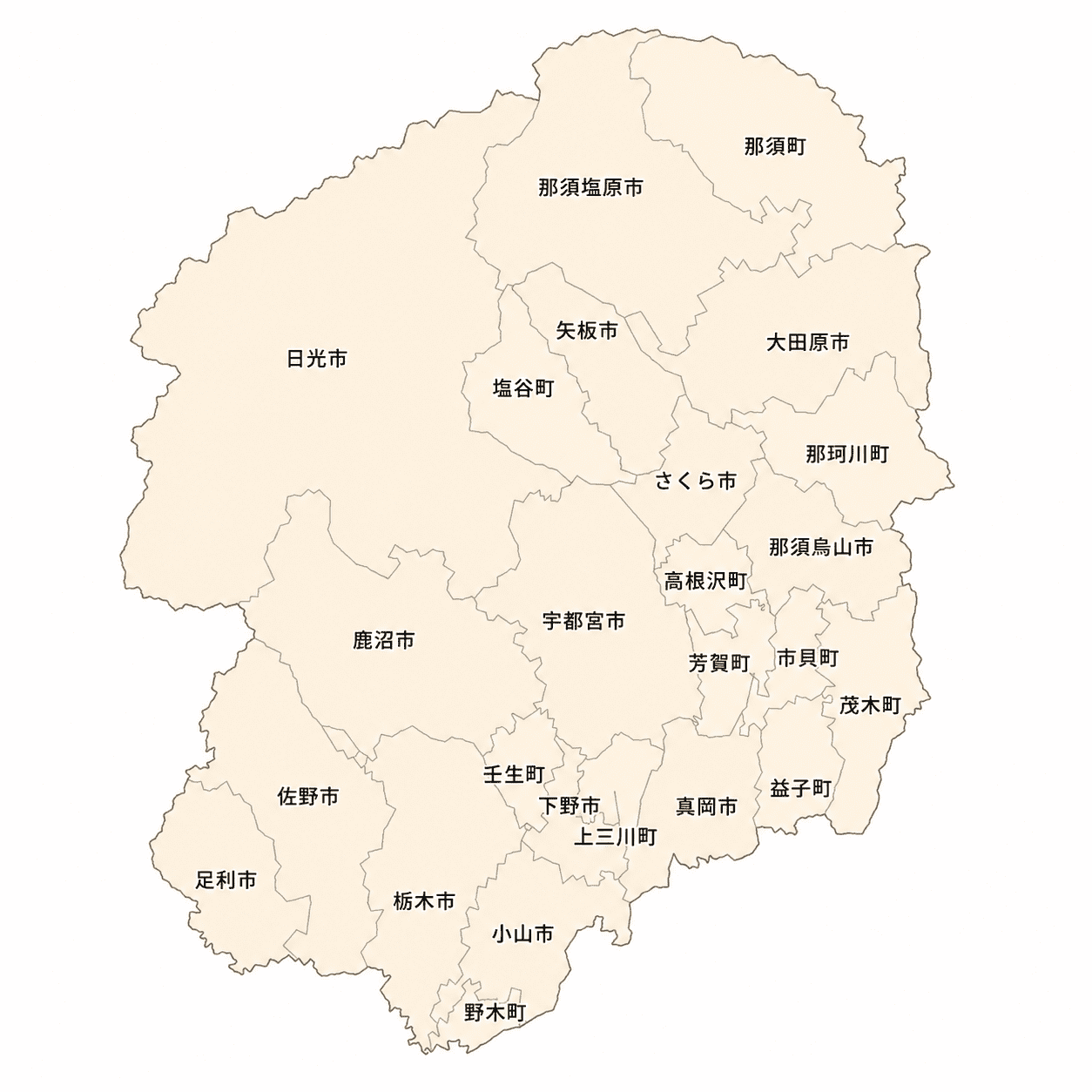 宇都宮地図